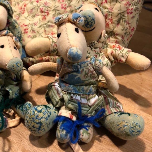 Boutique toys. Mouse family, hand made - Picture 5 of 7